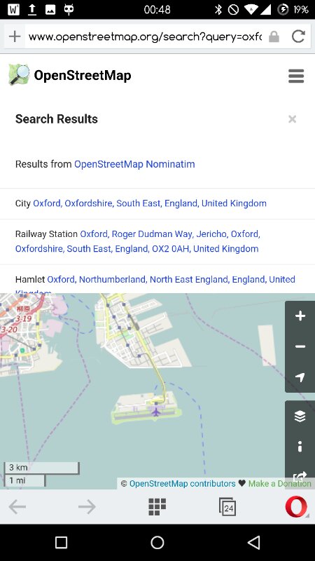 osm.org search results screenshot on mobile device