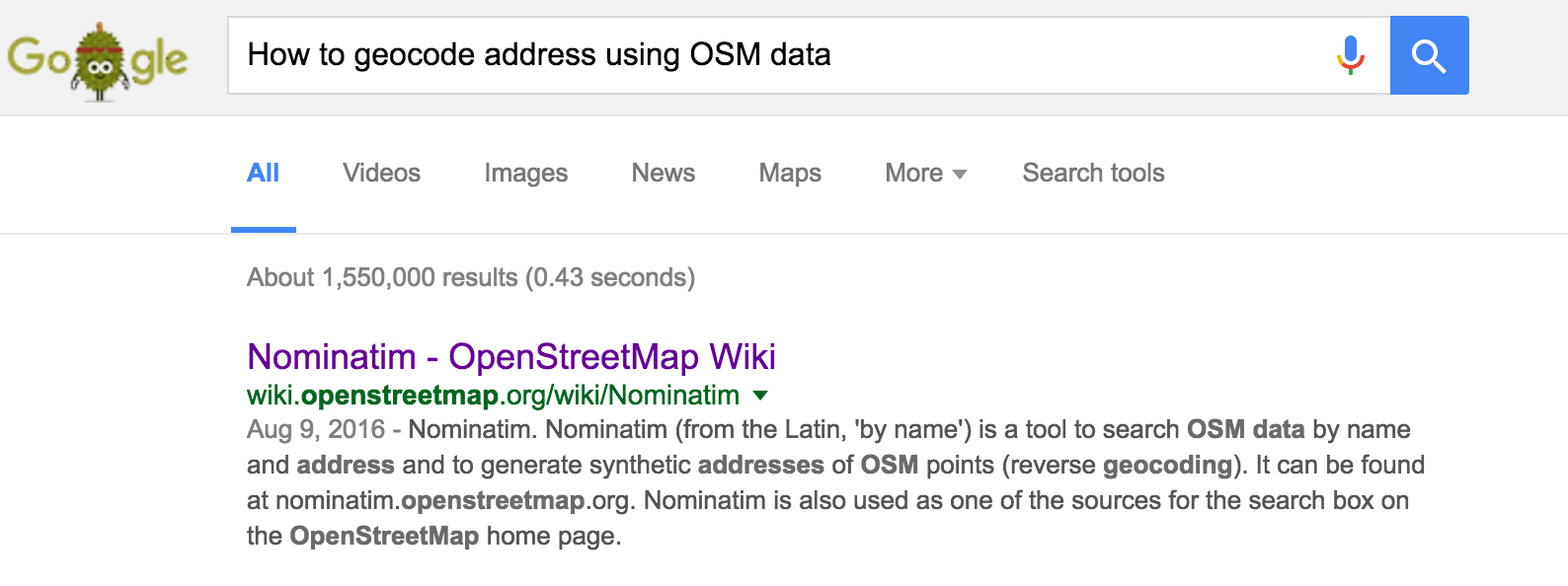 Openstreetmap Lat Long To Address How To Geocode Address? - Osm Help