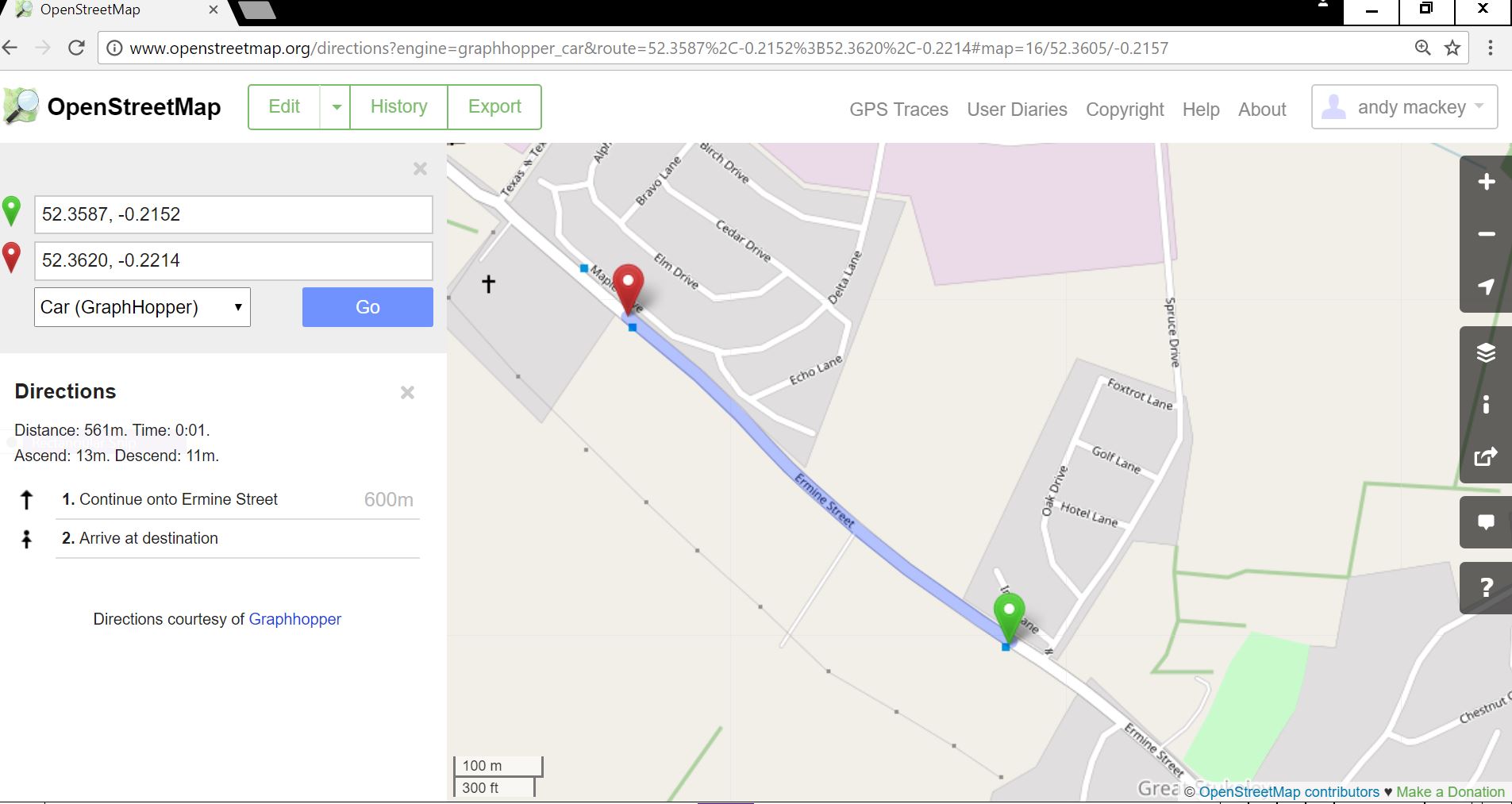 Cava General inteligente How can I calculate the distance between stops of public transport routes?  - OSM Help
